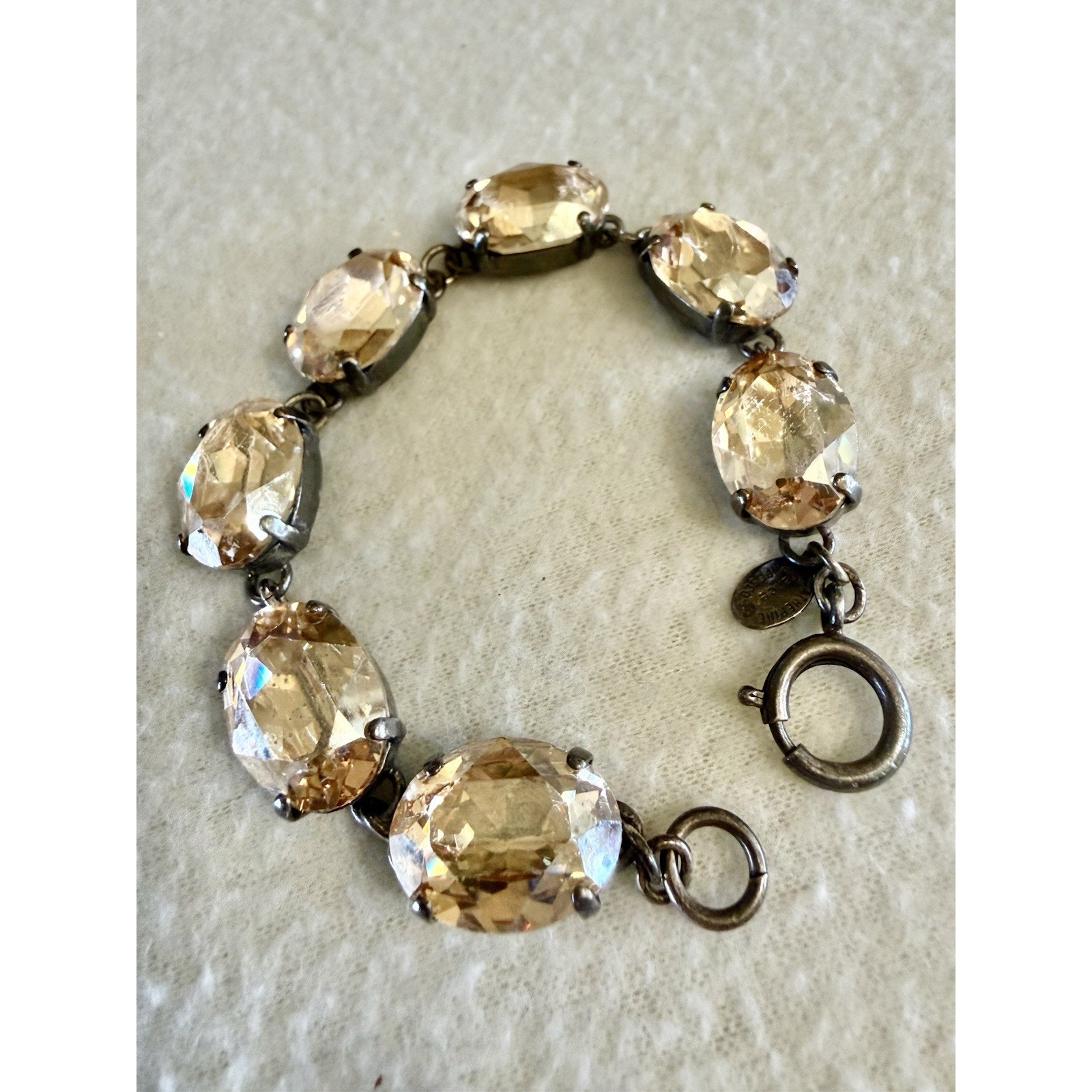 Catherine Popesco Swarovski La Vie Parisienne France Antique Bracelet 98$